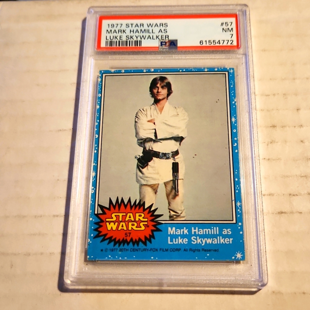 1977 Luke Skywalker #57 PSA 7